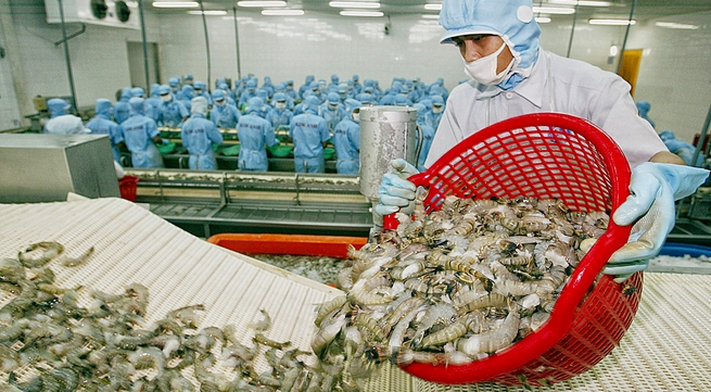 Shrimp exports to EU sharply increase