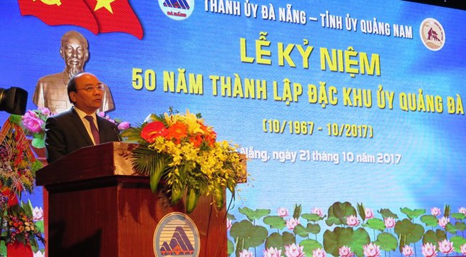 Former Quang Da Party Committee marks founding anniversary