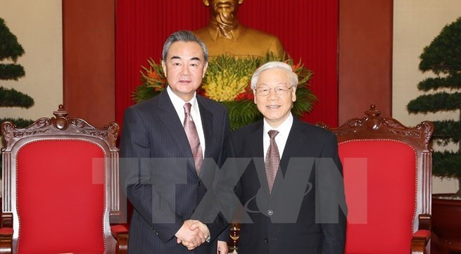 Party chief: Vietnam pays great attention to relations with China