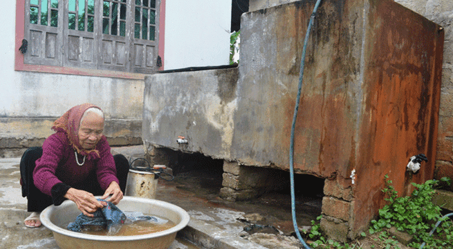 Clean water for people in area with high cancer rates