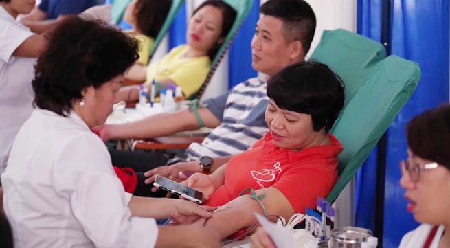 Blood donation campaign in Hanoi