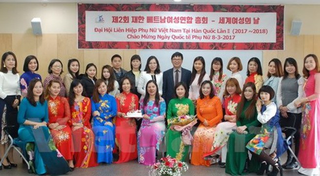 Vietnam women's association in RoK holds second congress