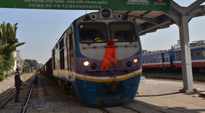 Vietnam Railways launches Hai Phong-Kaiyuan freight line