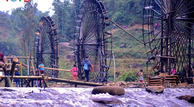 Waterwheel in Bo hamlet- a unique structure in Lai Chau