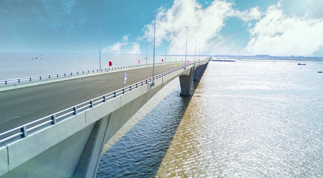 Longest cross-sea bridge in Vietnam to be inaugurated
