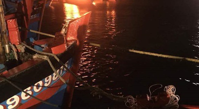 Three fishing boats catch fire