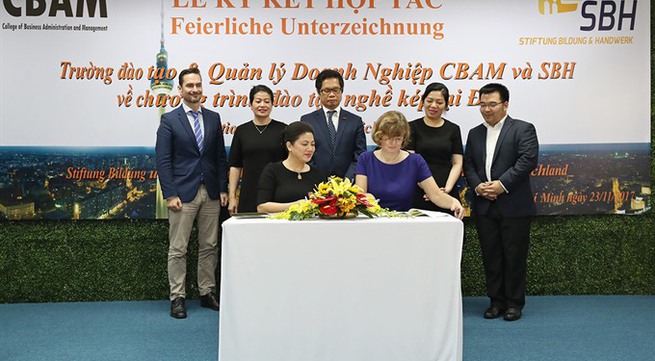 CBAM signs free training deal for VN students with German non-profit