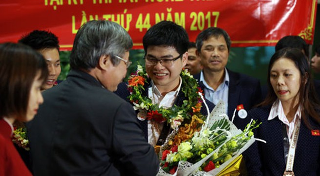 Vietnam student wins bronze medal at World Skills Competition 2017