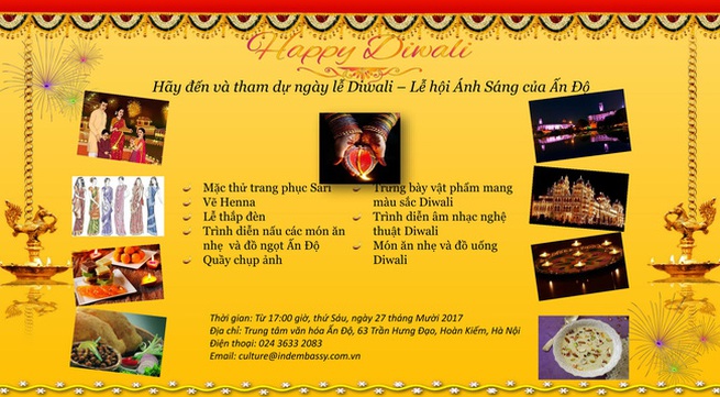Indian Embassy hosts Diwali festival in Hanoi