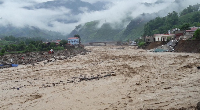 Northern mountains heavily hit by floods