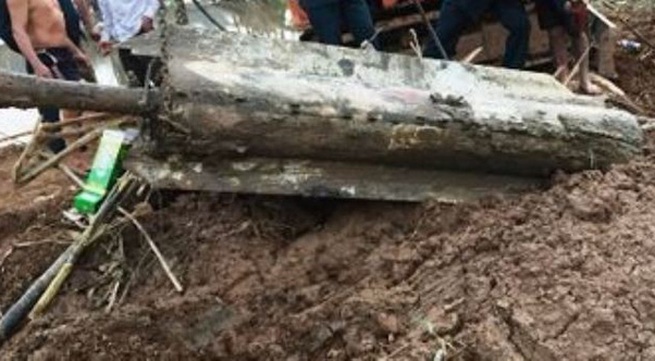 Ground-to-air missile found in Hanoi