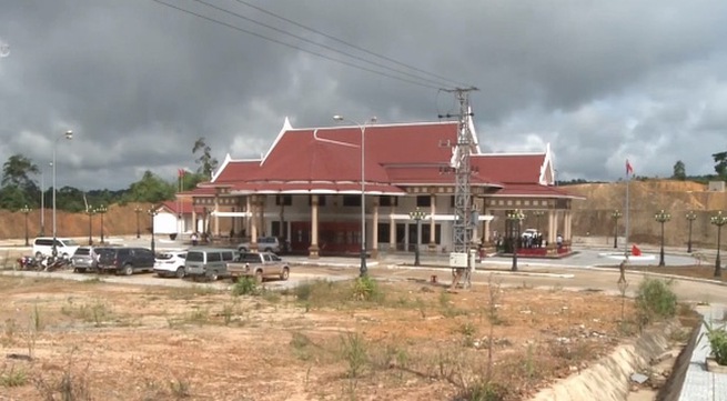 Control station in Đắc Tà Oọc Border Gate finished