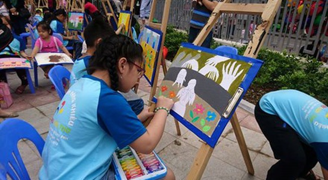 Art event advocates protection of children from sexual abuse