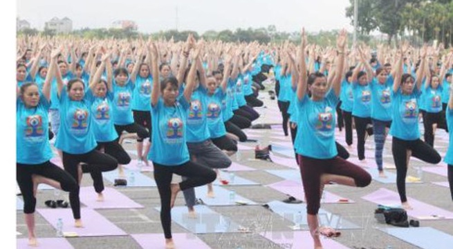 Vinh Phuc celebrates International Yoga Day