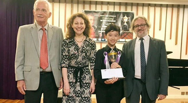 Vietnamese student wins first prize at Mozart International Piano Contest