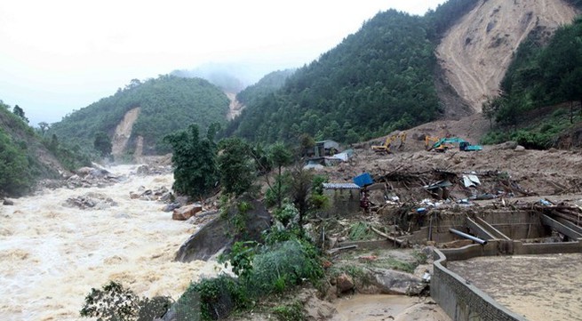 Floods, landslides leave three dead, three missing in Lai Chau