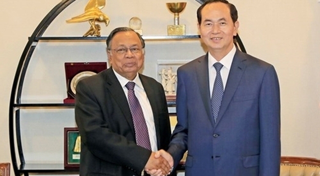 Vietnamese President Tran Dai Quang’s activities in Bangladesh