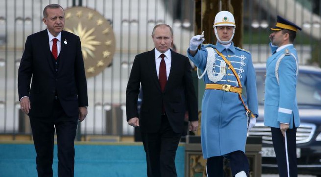 Russian President visits Turkey