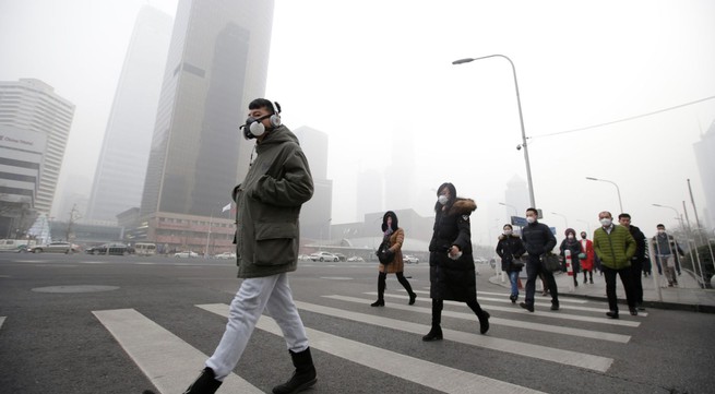 China further tightens air pollution target