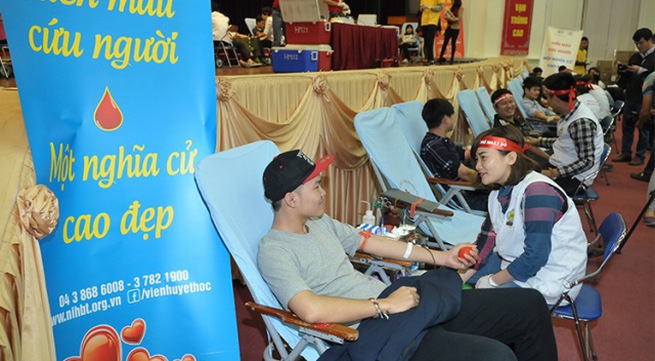 Red Sunday blood donation festival