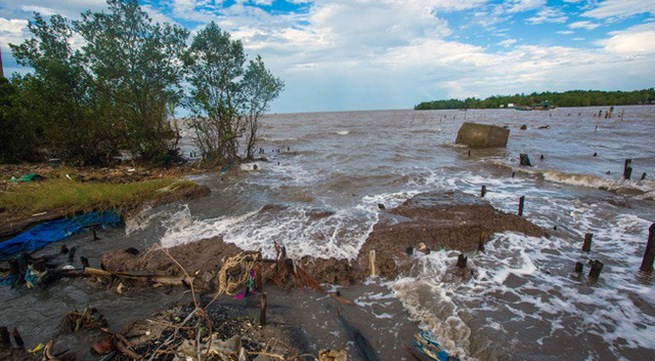 Sediment loss in Mekong River killing southern delta