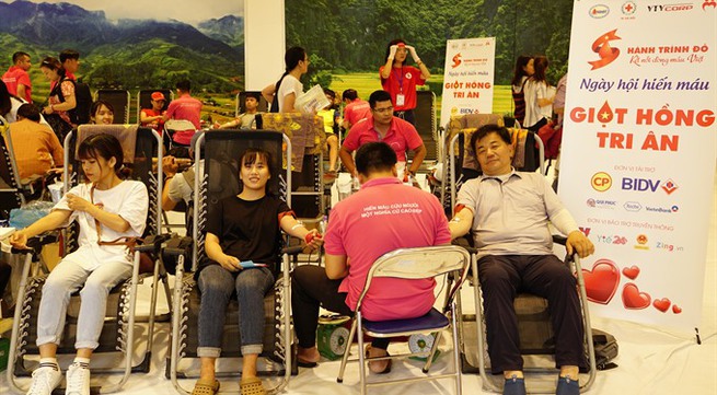 Red Journey campaign collects 45,000 units of blood