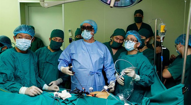 Medical programme provides free digestion checkup and surgery in Đức Giang Hospital