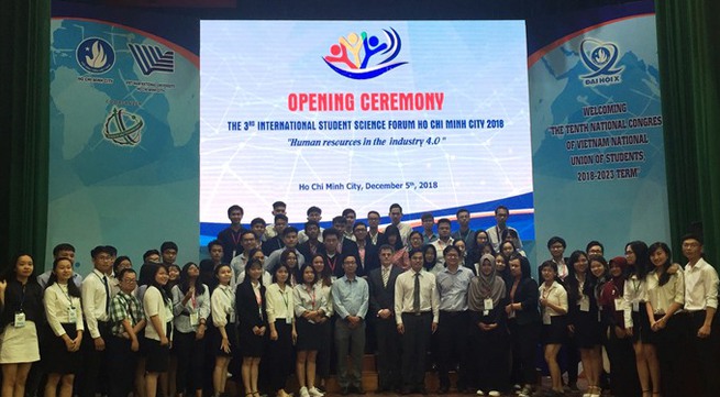 Science forum for international students opens in HCM City