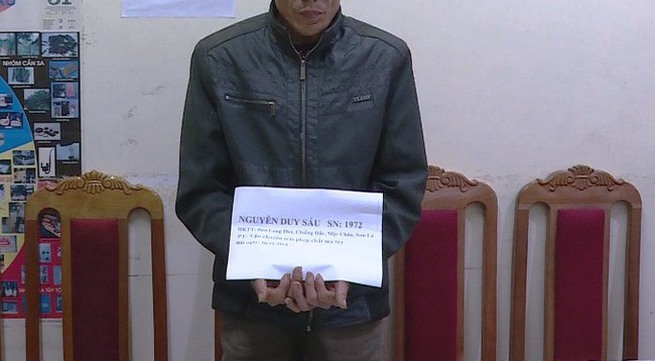 Five drug traffickers arrested in Sơn La Province