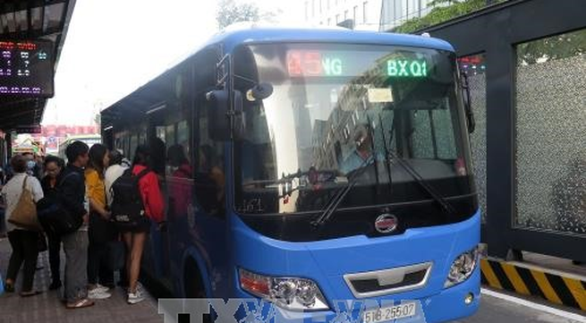 HCM City to operate more public buses to meet New Year rush