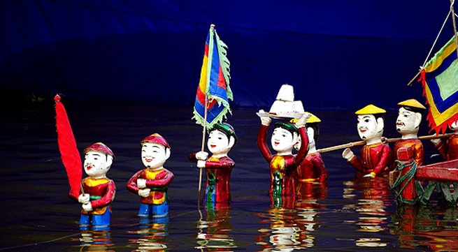 Vietnamese water puppetry on US television