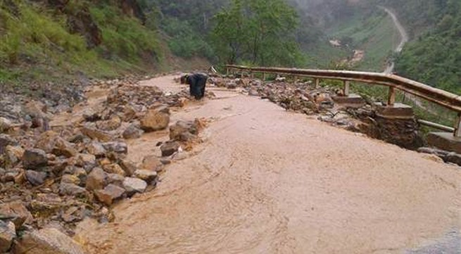 Floods destroy homes in Lai Chau