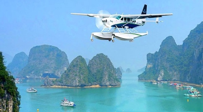 Seaplane flights to Ha Long Bay