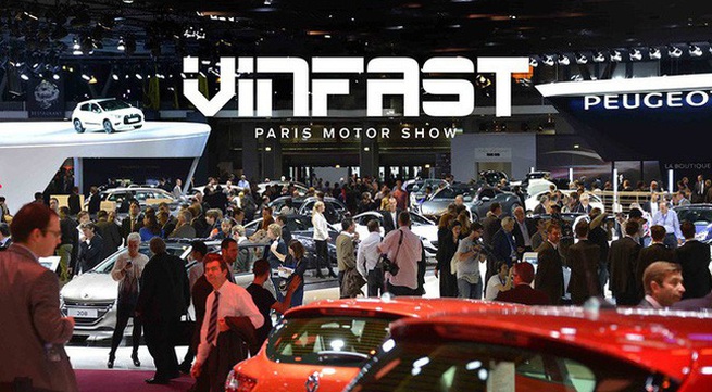 Vinfast launched Vietnam's first car brand at Paris Motor show