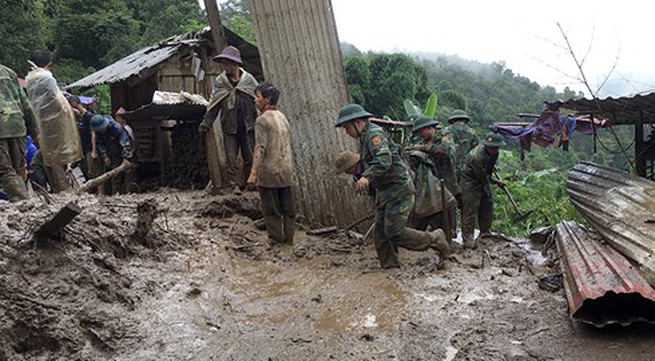 Residents in Phong Tho District evacuated