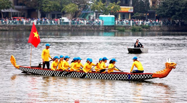 Hanoi open dragon boat race 2019 kicks off