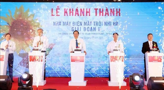 Nhi Ha solar power plant inaugurated in Ninh Thuan