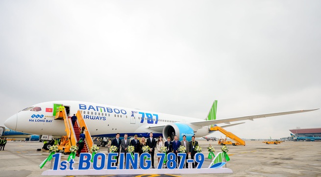 Bamboo Airways welcomes its first wide-body aircraft