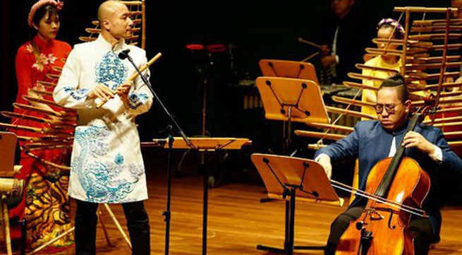 Bamboo ensemble holds classical concert at L’Espace