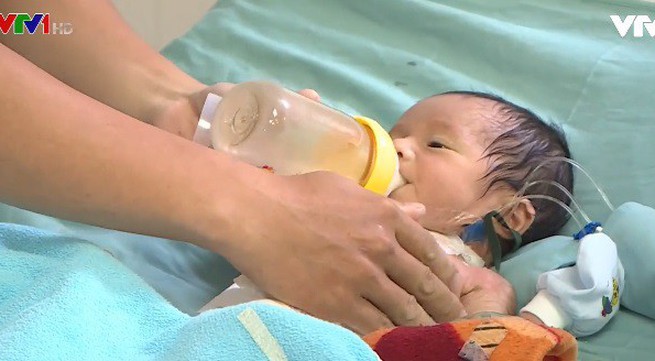 Newborn baby with myocardial tumor saved