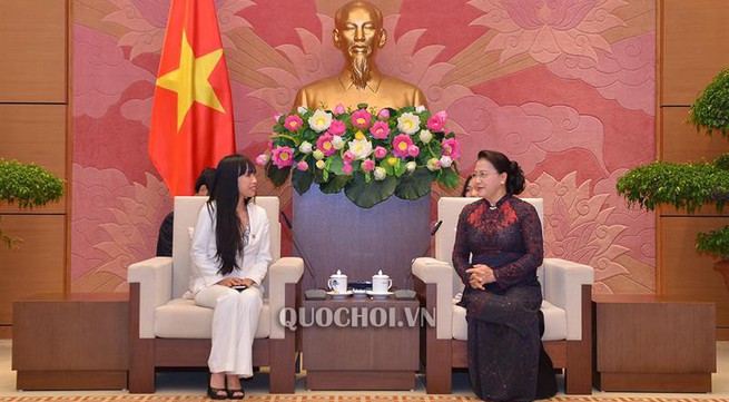 National Assembly leader welcomes Head of France-Vietnam friendship Parliamentary Groups