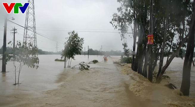 Binh Dinh affected by rains