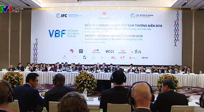 Vietnam Business Forum 2018 take place in Hanoi