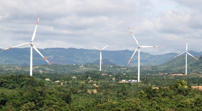 Wind power plant in Bac Lieu