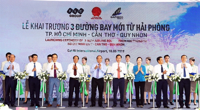 Bamboo Airways launches new air routes connecting Hai Phong
