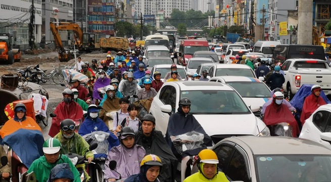 Hà Nội to build digital traffic map for drivers as congestion worsens