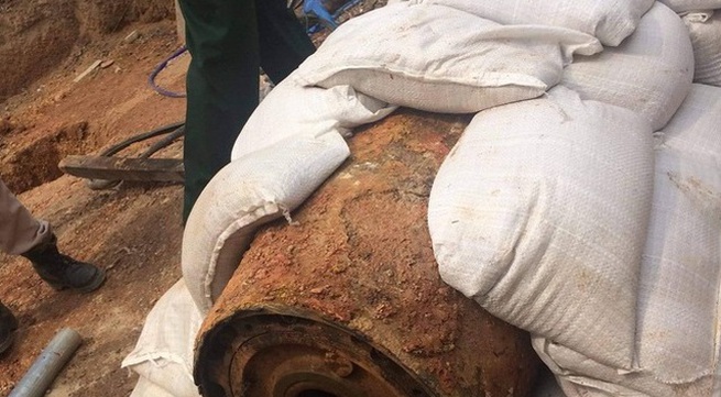 Huge bomb uncovered in Quảng Bình Province