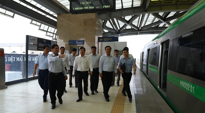 Cát Linh-Hà Đông railway must run this year: Deputy PM