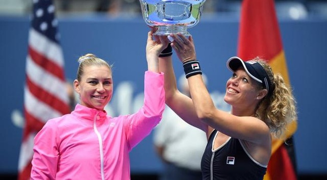 Siegemund, Zvonareva claim US Open women's doubles title