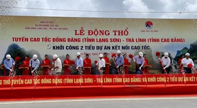 Work begins on VND21 trillion Dong Dang - Tra Linh Highway